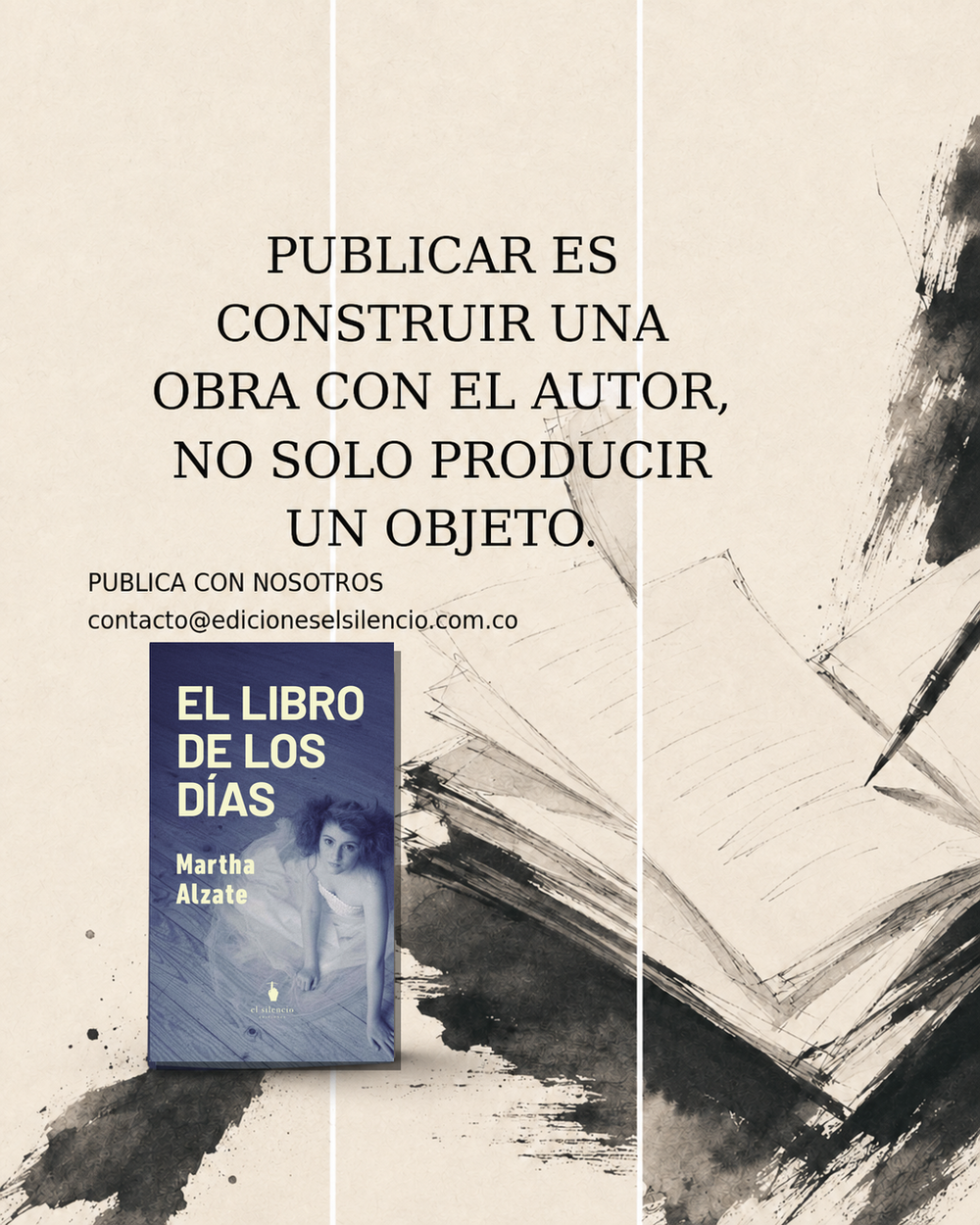 Edición literaria y diseño de libro en Ediciones El Silencio